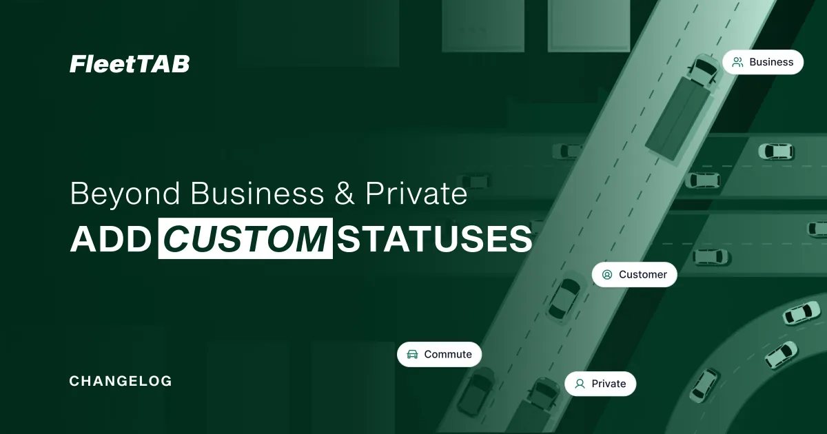 FleetTAB custom trip statuses for Wialon trips