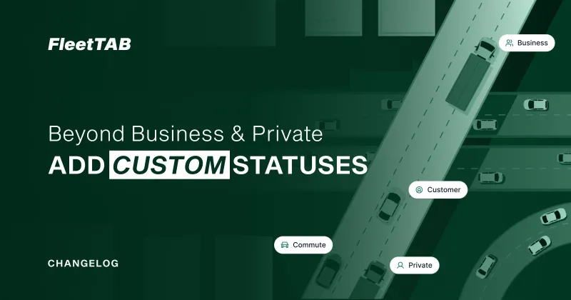 FleetTAB custom trip statuses for Wialon trips
