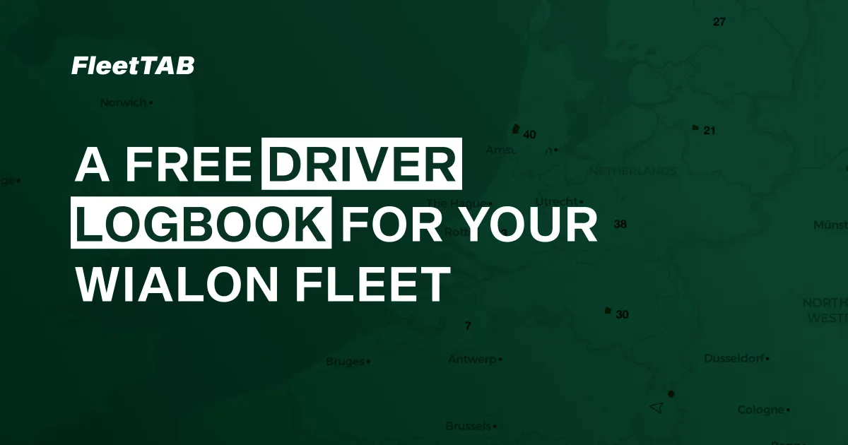 FleetTAB turns Wialon trips into a driver logbook and trip log